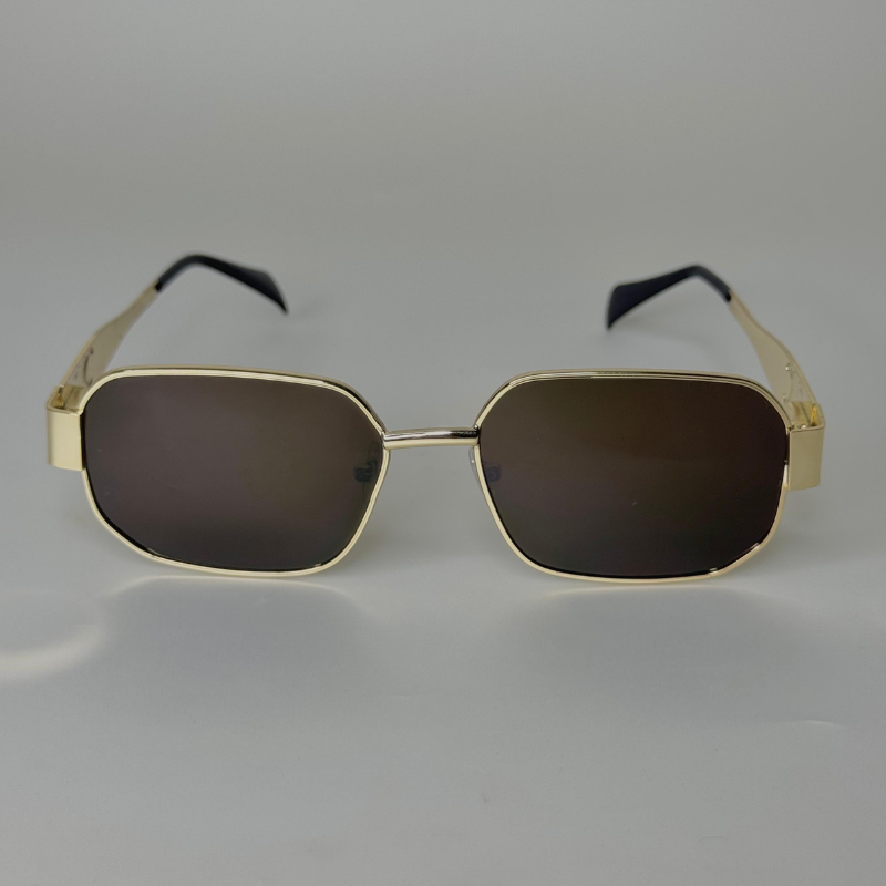 Luxury Gold Frame Square Sunglasses