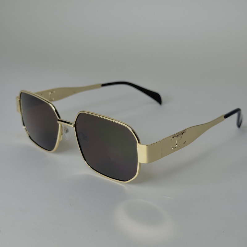 Luxury Gold Frame Square Sunglasses