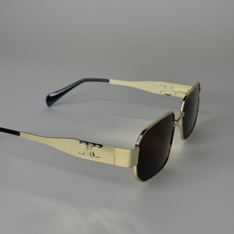 Luxury Gold Frame Square Sunglasses