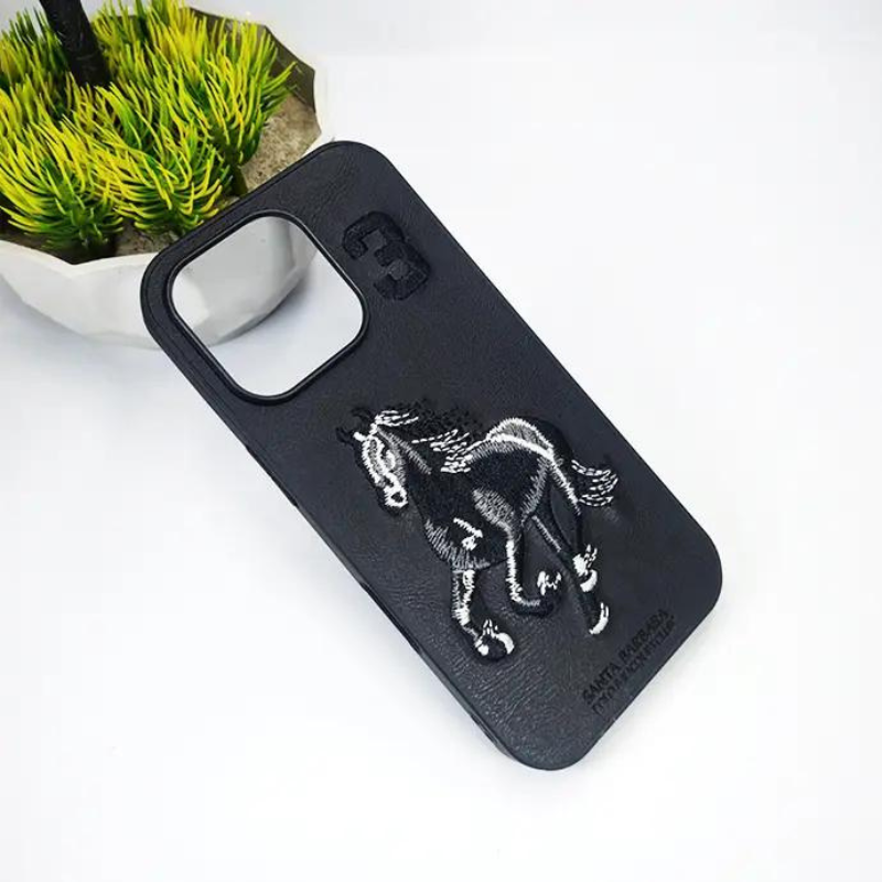 Premium Woven Leather-Feel iPhone Case – Elegant Style & Durable Protection